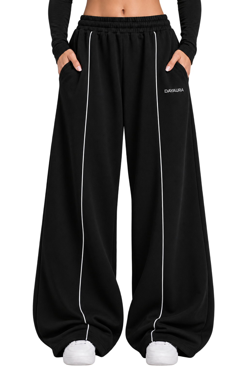 AuraFlow Studio Wide-Leg Pants